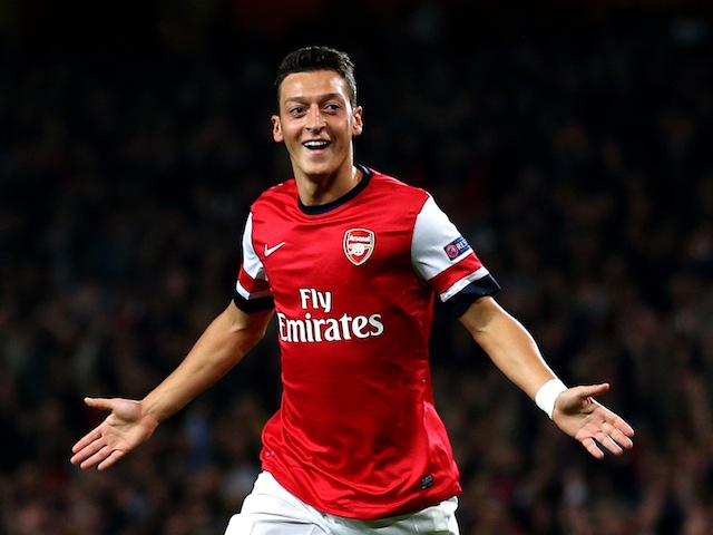 Arsenal midfielder Mesut Ozil.