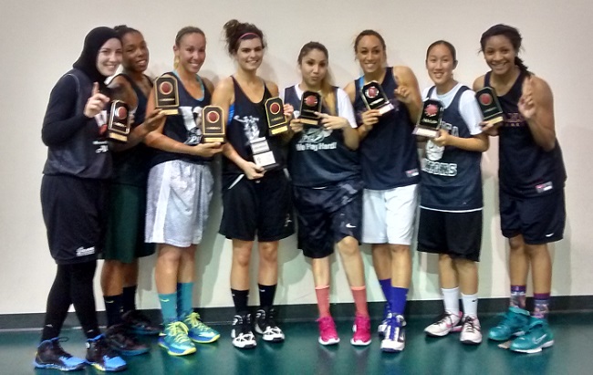 Kaljo's team won the Steve Peters Ballers Only summer league title in June.