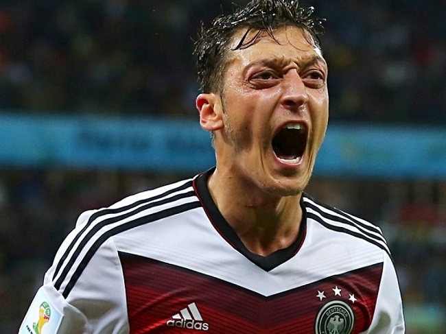 Germany's Mesut Ozil