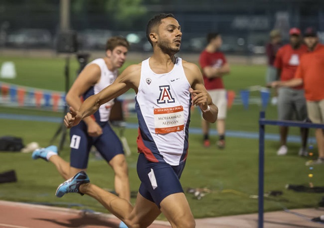 Arizona's Mohammad Alhasan (Credit: J and L Photo)
