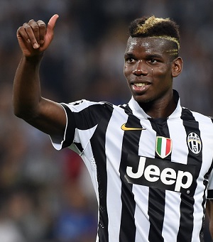Pogba is in his third season with Juventus in Italy's Serie A.