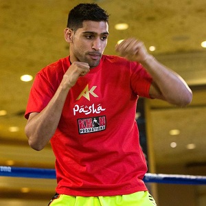 Amir Khan is 30-3 with 19 knockouts as a pro.