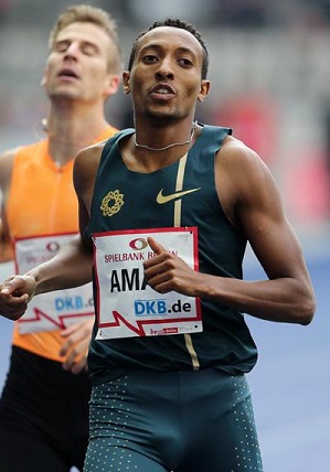 Aman has a PB 1:42.37 in the 800m.