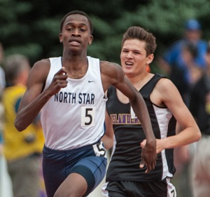 Mohammed was a state champion in the 800 meters in high school.