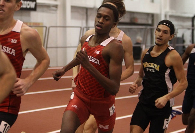 Mohammed ran a personal-best 1:50.76 in the indoor 800 meters. (Photo: Huskers.com)