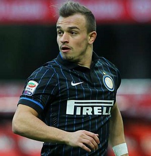 Shaqiri had one goal and two assists in 15 appearances for Inter Milan this season.