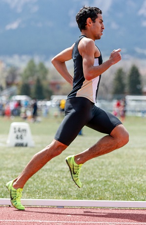 Moussa's PR in the mile is 4:15.82