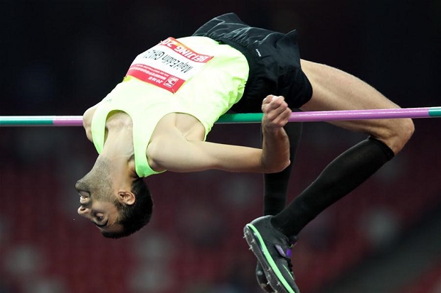 Majd Eddin Ghazal cleared 2.36 meters in Beijing.