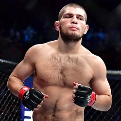 Nurmagomedov owns the UFC record for most takedowns (21) in one fight