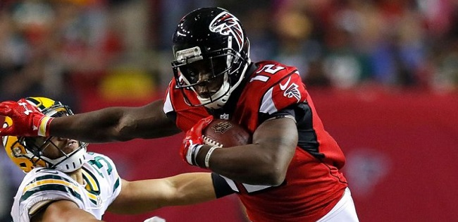 Atlanta Falcons wide receiver Mohamed Sanu