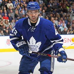 Kadri scored his first NHL goal against 2-time Vezina Trophy winner Tim Thomas